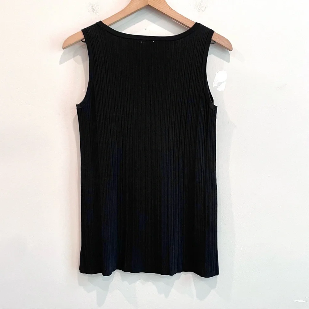 Chicos Stretch Ribbed Tank Top - Picture 7 of 9